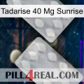 Tadarise 40 Mg Sunrise 17